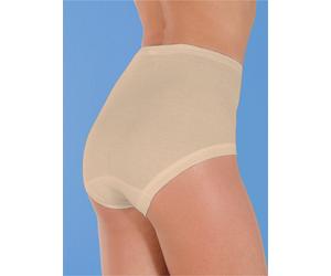 Taillenslip SCHIESSER, Damen, Gr. 46, 4 Stk., elfenbein, 100% Baumwolle, Unterhosen Taillenslip (85809511-46) elfenbein