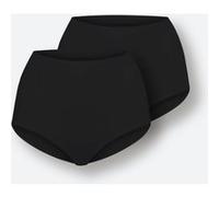 Schiesser Slip Damen Schwarz Größe 50