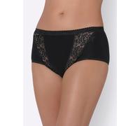 Taillenslip SLOGGI, Damen, Gr. 48, 4 Stk., schwarz, 95% Baumwolle, 5% Elasthan, Spitze:9% Elasthan, 20% Baumwolle, 71% Polyamid, Unterhosen Taillenslip (47747706-48) schwarz