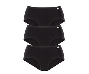 Taillenslip SPEIDEL "Britta", Damen, Gr. 40, schwarz, Obermaterial: 95% Baumwolle, 5% Elasthan (LYCRA), unifarben, bequem, Unterhosen Taillenslip, bequem, elastisch, basic, Baumwollmix (561079-40) sch
