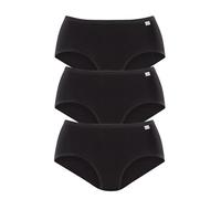 Taillenslip SPEIDEL "Britta", Damen, Gr. 42, schwarz, Obermaterial: 95% Baumwolle, 5% Elasthan (LYCRA), unifarben, bequem, Unterhosen Taillenslip, bequem, elastisch, basic, Baumwollmix (561079-42) sch