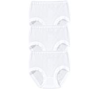 Taillenslip SPEIDEL "Nora", Damen, Gr. 50, weiß, Obermaterial: 100% Baumwolle, unifarben, körpernah, Unterhosen Taillenslip, elastisch, basic, ohne Schadstoffe, ohne Einschneiden, Baumwolle (88104956-