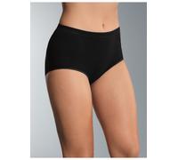 Taillenslip TRIGEMA "TRIGEMA Taillenslip im Doppelpack", Damen, Gr. L, 2 Stk., schwarz, 100% Baumwolle (Bio-Baumwolle kbA), Unterhosen Taillenslip (68010238-L) schwarz