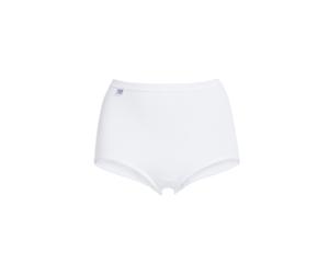 Taillenslip TRIUMPH, Damen, Gr. 50, 2 Stk., weiß, 95% Baumwolle, 5% Elasthan, Unterhosen Taillenslip (814547-50) weiß