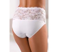 Taillenslip WÄSCHEPUR, Damen, Gr. 44, 3 Stk., weiß, 95% Baumwolle, 5% Elasthan, Unterhosen Taillenslip (96976864-44) weiß