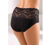 Taillenslip WÄSCHEPUR, Damen, Gr. 46, 3 Stk., schwarz, 95% Baumwolle, 5% Elasthan, Unterhosen Taillenslip (33619314-46) schwarz