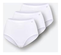 Taillenslip SPEIDEL, Damen, Gr. 44, 3 Stk., weiß, 95% Baumwolle, 5% Elasthan, Unterhosen Taillenslip (305930-44) weiß