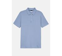 Tailliert (Slim-Fit) Polo-Shirt Uni Blau L (01.299570-0013-L)