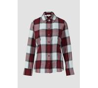 Taillierte Hemdbluse aus Flanell 46 rot|türkis 2170314.39N4.46