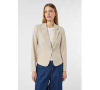 Taillierter Blazer in Strukturware beige 46