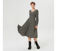 Tailliertes Blusenkleid mit Liberty-Print und tiefem Rückenausschnitt M