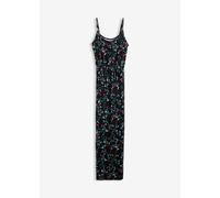 tailliertes Maxi-Kleid mit Druck 40/42 (M)