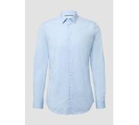 Tailored Fit: Businesshemd aus Baumwollstretch 41 blau 2149813.5061.41