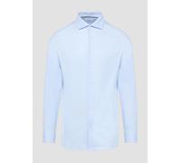 Tailored Fit: Fein strukturiertes Hemd aus Comfort Stretch 38 blau 2149809.5061.38