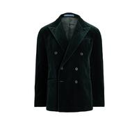 Tailored-Fit Polo-Anzugjacke aus Samt EU 56 Green