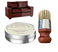 TaimeiMao Premium Lederbalsam,Bio Lederpflege mit Bienenwachs,Intensive Lederpflege,Premium Balsam,zur Pflege und Reinigung von Zaumzeug Sättel Schuhe Lederbekleidung, Leder Reparatur Set