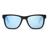 TAKE A SHOT Holz-Sonnenbrille Clever Hans, Bügel aus Walnussholz, verspiegelte Gläser