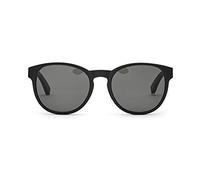 TAKE A SHOT Holz-Sonnenbrille Damen Rund Schwarz Groß, UV400, Schwarze Sonnenbrille Holz KING OF HEARTS