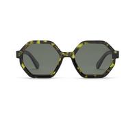 TAKE A SHOT Octagonale Sonnenbrille Buddha Jumps: Across Dimensions polarisiert Green Demi