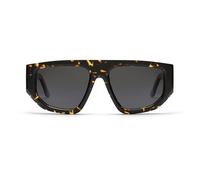 TAKE A SHOT Sonnenbrille Buddha Jumps: Back To The Future - Flat-Top polarisiert Havana