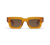 TAKE A SHOT Sonnenbrille Buddha Jumps: Into Eternity aus Acetat und polarisiert Clear Orange