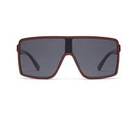TAKE A SHOT Sonnenbrille Buddha Jumps: Skywards Oversize mit polarisierten Gläsern Rot