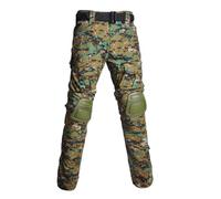 Taktisch Hosen Herren mit Knieschoner Camouflage Hose Kampfhose Outdoor Hose mit Multi Taschen Kampfhose Männer Stretch Arbeitshosen Combat Tactical Hose Ranger Hose Ripstop-Hose für Jagd Wandern