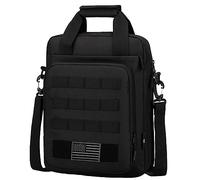 Taktische Aktentasche Umhangetasche Messenger Bag Schultertasche Utility Tragetasche Kleine Herrentasche Kuriertasche Heavy Duty MOLLE Handtasche Crossbody Tasche für Arbeit, Reisen, Camping, Outdoor