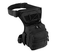 Taktische Beintasche für Damen und Herren, Outdoor, Reisen, Wandern, die an den flanken nach draußen gehen, auf motorrädern reiten, räder Angeln, hüfttaschen zum campen und freizeittaschen, schwarz