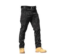 Taktische Hose für Herren - wasserdichte Kampfhose für Herren, Wandern, Arbeitshose, Outdoor, Wandern, Cargohose, taktische Hose, lässig, Militär, Camouflage, Armee, Camouflage-Hose, navy, S