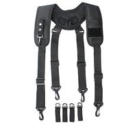 Taktische Hosenträger, gepolstert, verstellbar, mit Schlüsselhalter