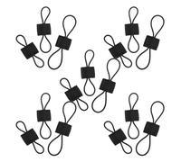 Taktische Taschenbänder 15 Stück aus Nylon in Schwarz | Elastische Gurtschlaufen, Schnelle Anpassung, für Survival und Camping, Vielseitige Befestigung
