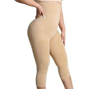 Takusun Shapewear Leggings für Frauen Bauchkontrolle Hohe Taille Capri Body Shaper Butt Lift Oberschenkel Slimmer, Hautfarben, Medium
