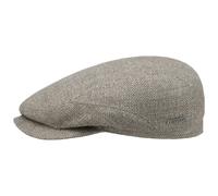 Taleco Wool Flatcap mit Leinen by Stetson grau-beige 61 cm
