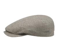 Taleco Wool Flatcap mit Leinen by Stetson grau-beige 62 cm