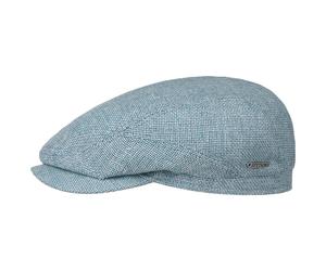 Taleco Wool Flatcap mit Leinen by Stetson hellblau 62 cm