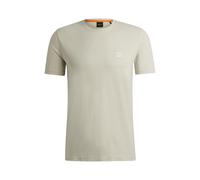 BOSS Orange T-Shirt mit Label-Patch Modell 'Tales' in Beige, Größe XXL