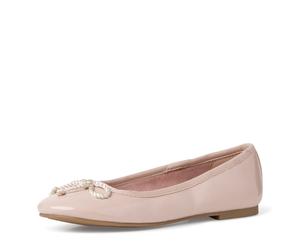 Tamaris 1-1-22101-28/253 NUDE PATENT Ballerinas FS 2022 für Damen, beige, Größe 41 EU