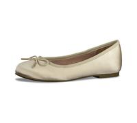 Tamaris 1-1-22111-25/126 CHAMP. SATIN Ballerinas HW 20/21 für Damen, weiß, Größe 40 EU