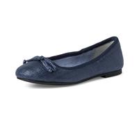 Tamaris 1-1-22111-28/809 NAVY WOVEN Ballerinas FS 2022 für Damen, blau, Größe 38 EU