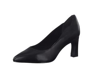 Tamaris 1-1-22412-26/003 BLACK LEATHER Klassische Pumps FS 2021 für Damen, schwarz, Größe 36 EU