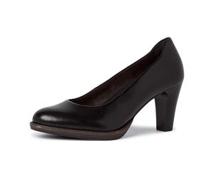 Tamaris 1-1-22425-25/003 BLACK LEATHER Klassische Pumps HW 20/21 für Damen, schwarz, Größe 38 EU