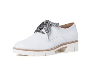 Tamaris 1-1-23703-34/157 WHITE LEA. STR Sportliche Schnürer FS 2020 für Damen, weiß, Größe 41 EU