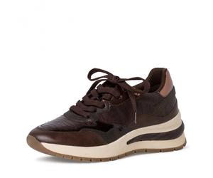 Tamaris 1-1-23704-27/098 BLACK COMB Sportliche Schnürer HW 21/22 für Damen, braun, Größe 39 EU