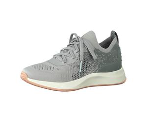 Tamaris 1-1-23705-26/221 GREY COMB Sportliche Schnürer FS 2021 für Damen, grau, Größe 36 EU