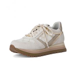 Tamaris 1-1-23706-27/190 WHITE/GOLD Sportliche Schnürer HW 21/22 für Damen, beige, Größe 41 EU