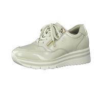 Tamaris 1-1-23707-26/432 IVORY PATENT Sportliche Schnürer FS 2021 für Damen, beige, Größe 38 EU