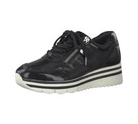 Tamaris 1-1-23707-26/432 IVORY PATENT Sportliche Schnürer FS 2021 für Damen, schwarz, Größe 40 EU