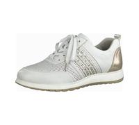 Tamaris 1-1-23717-26/197 WHITE COMB Sportliche Schnürer FS 2021 für Damen, weiß, Größe 37 EU