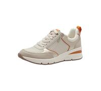 Tamaris 1-1-23721-42-895 Damen Sneaker Low Synthetik blau/beige/weiß blau/beige/weiß
